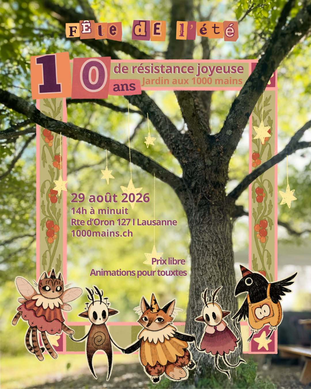 Affiche - fête des 10 ans