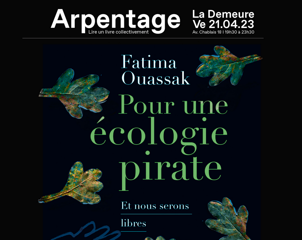 Arpentage: Pour une écologie pirate